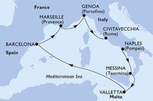 Поездка в Италию и круиз на шикарном новом лайнере MSC World Europa на 26.10.24-04.11.24